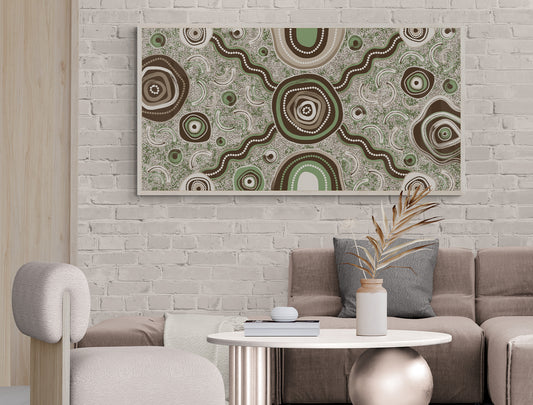 Camping Out Bush – Canvas Print by Kelly Taylor