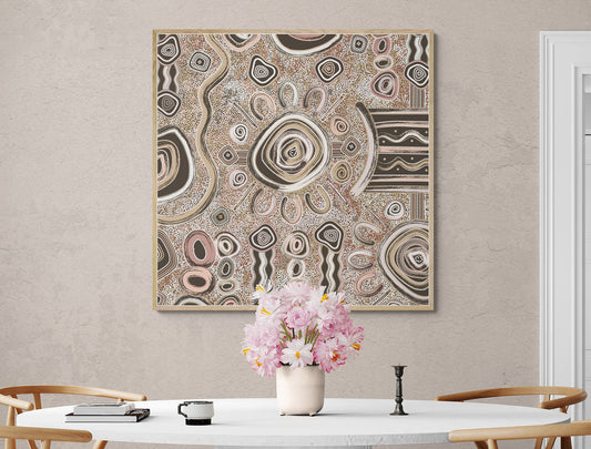 Connection to Country – Canvas Print by Kelly Taylor