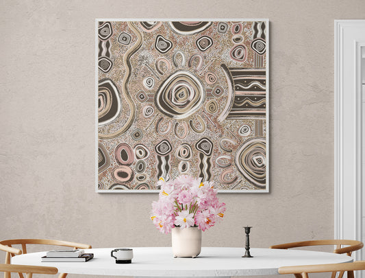 Connection to Country – Canvas Print by Kelly Taylor