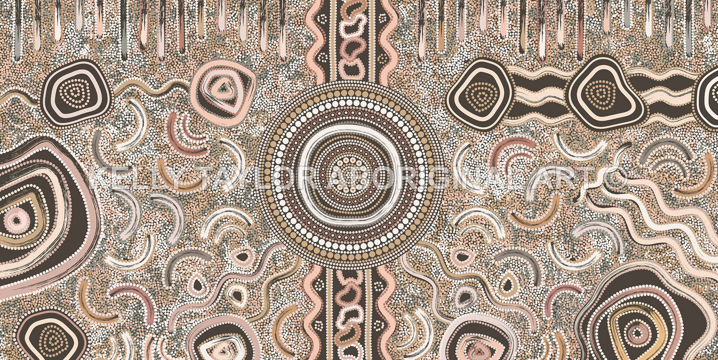 Camping Under the Moonlight – Print by Kelly Taylor