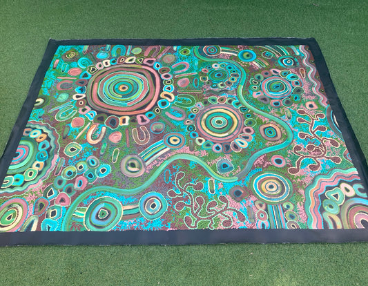 Living on Country - Original Aboriginal Painting by Kelly Taylor