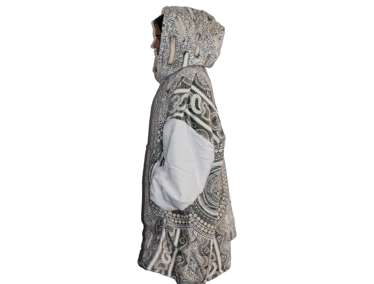 Camping under the Moonlight Oversize Hooded Blanket
