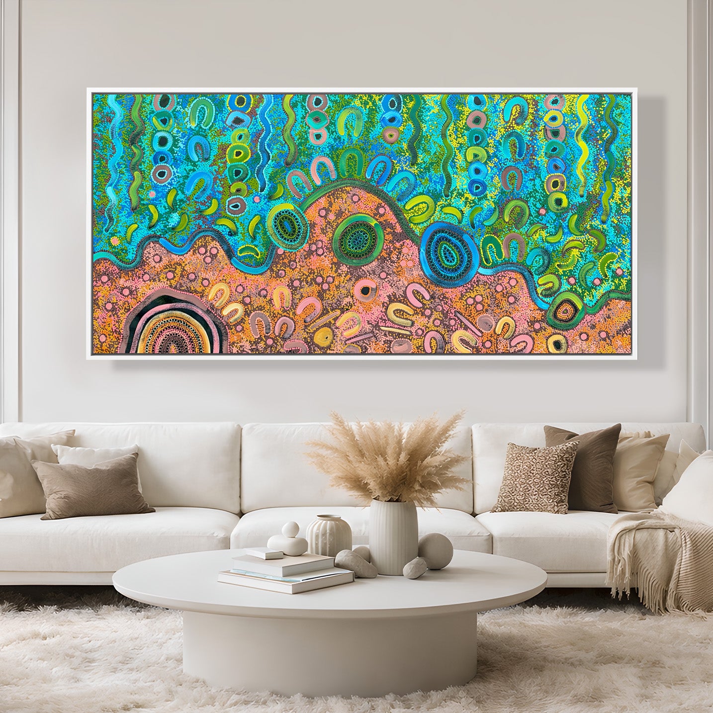 Out on Country – Original Aboriginal Painting by Kelly Taylor