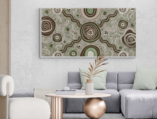 Camping Out Bush – Canvas Print by Kelly Taylor