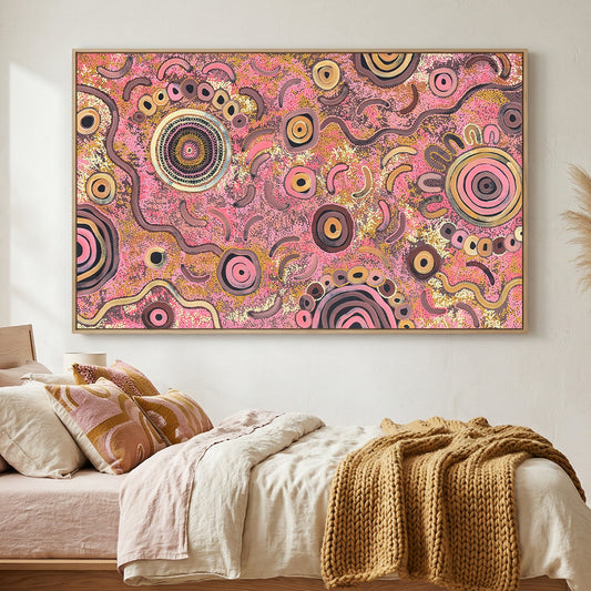 Camping under the moonlight by Kelly