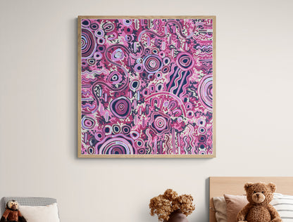 Born Out Bush (Painting) by T'keyah