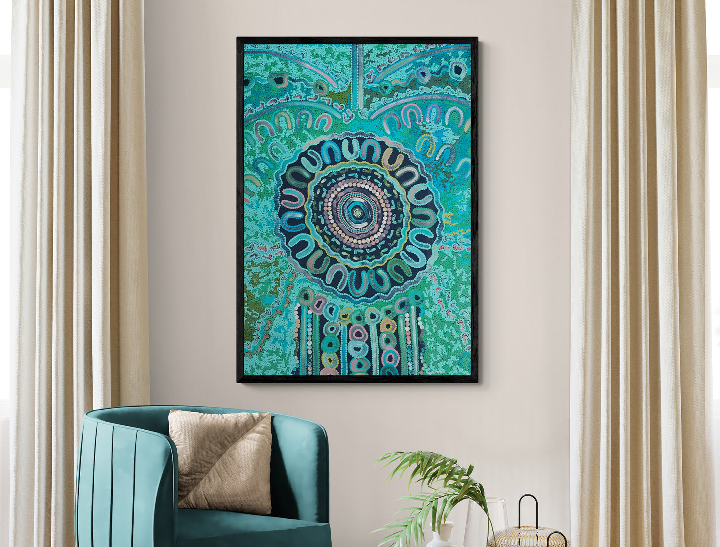 Heal Country (Painting) by T'keyah