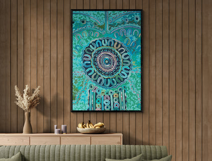 Heal Country (Painting) by T'keyah