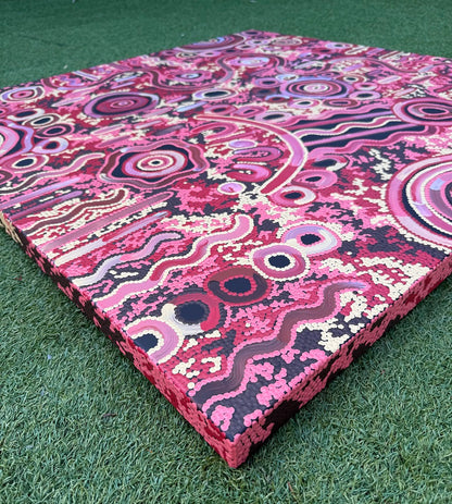 Born Out Bush (Painting) by T'keyah