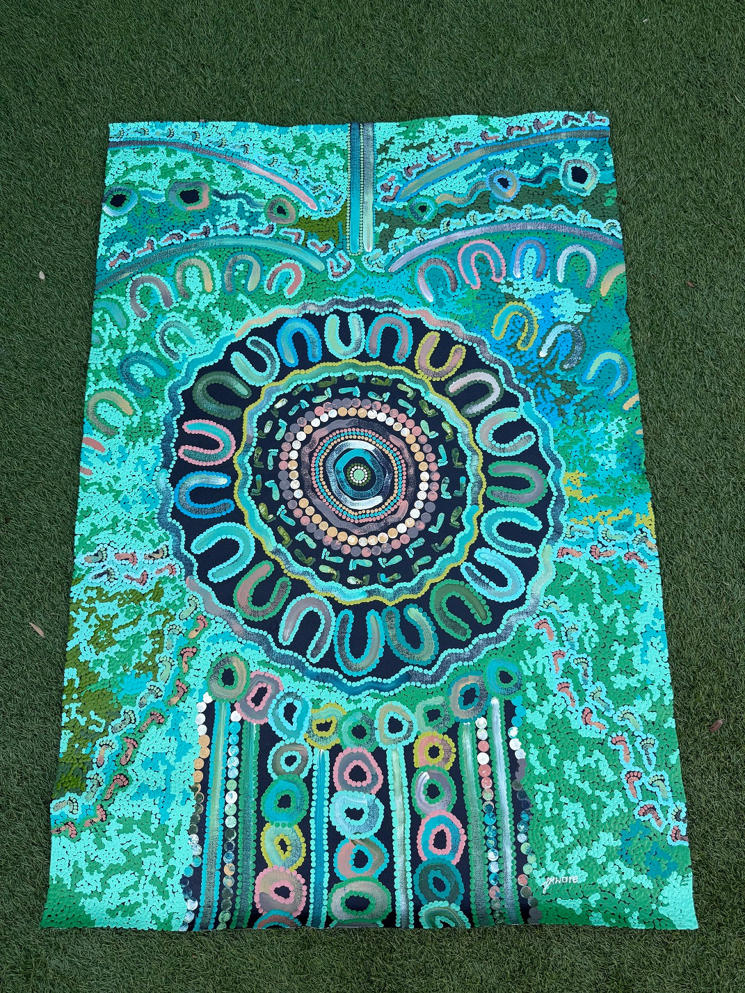 Heal Country (Painting) by T'keyah